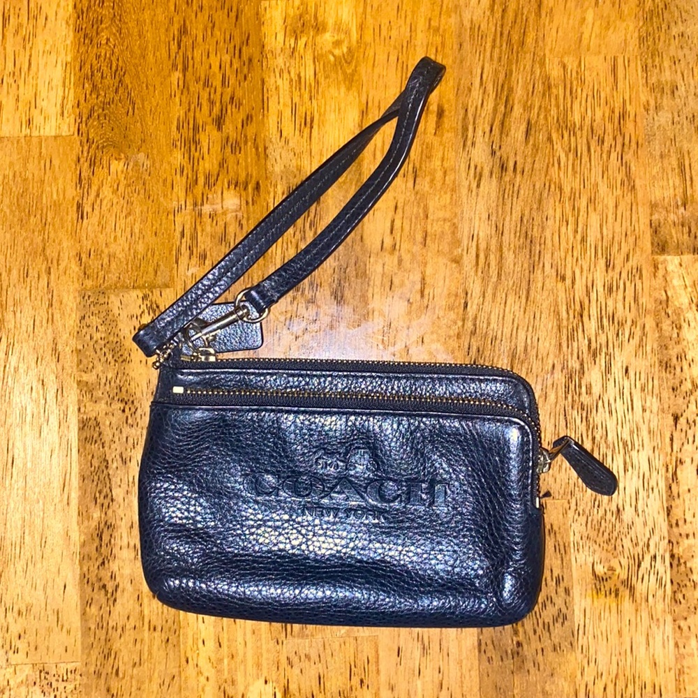 COACH wristlet - black